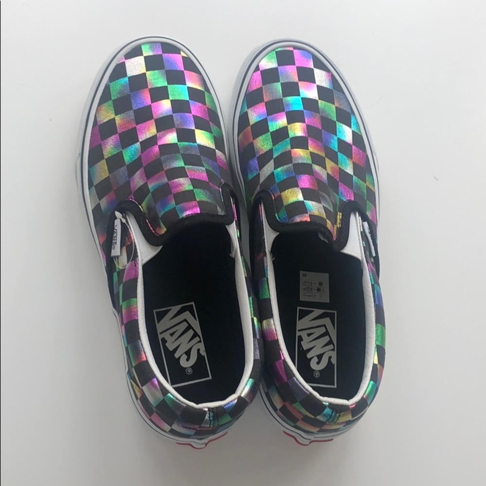 Multi colored vans